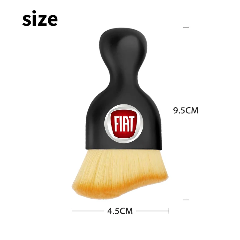 Car Interior Cleaning Tool Dashboard Air Outlet Soft Brush For Fiat 500 Punto 124 125 500 Bravo Stilo Panda Abarth Tipo Viaggio