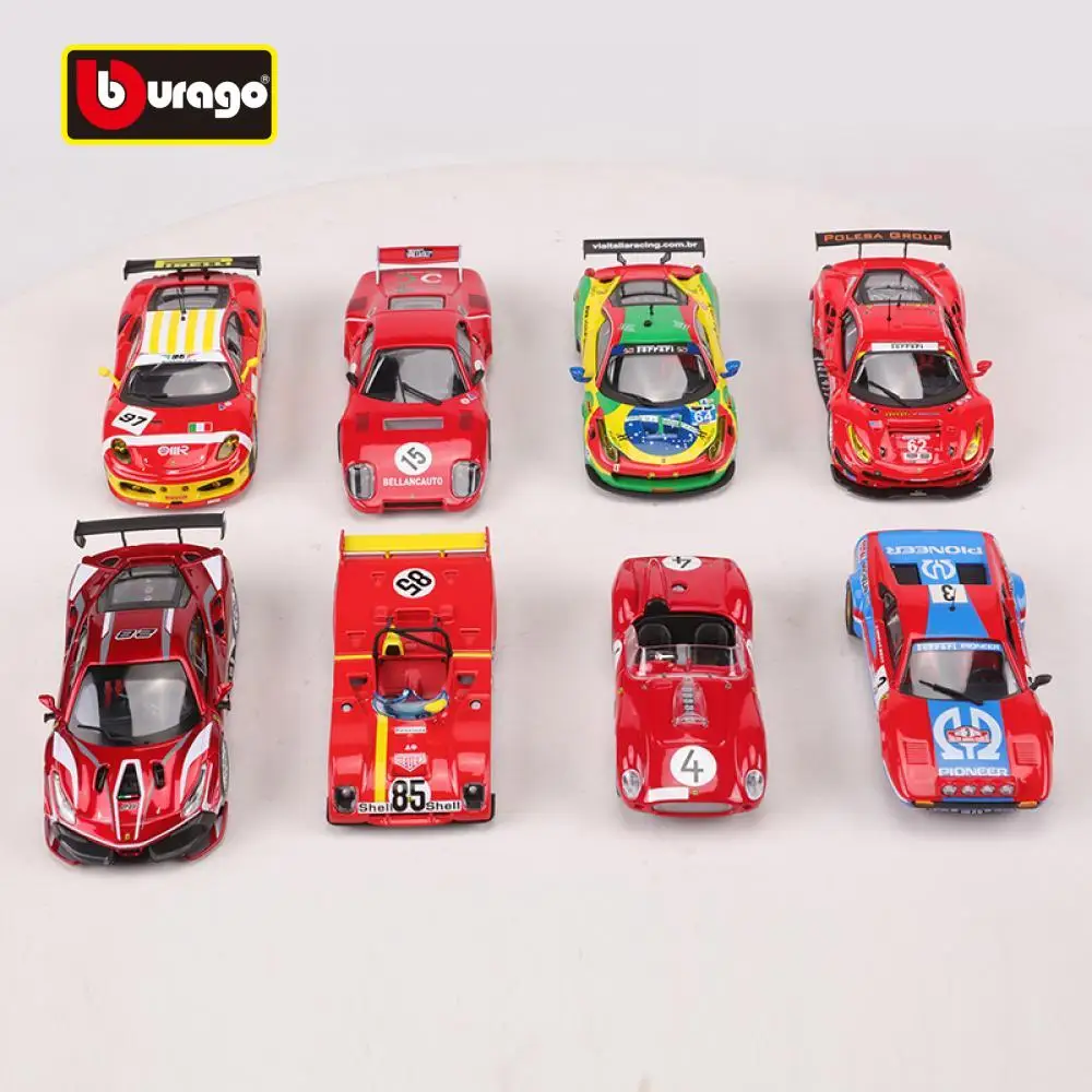 

Burago 1:43 Ferrari 499P/296/488/458/308/f430 Le Mans 24-Hour Endurance Race Car Alloy Model Car Collection Toy Birthday Gift