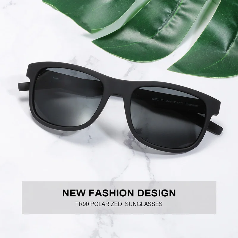 AIR EIGHT TR90 Polarized Sunglasses For Men Driver Driving Shades Sun Glasses Classic Square Mirror UV400 Protection Sunglasses