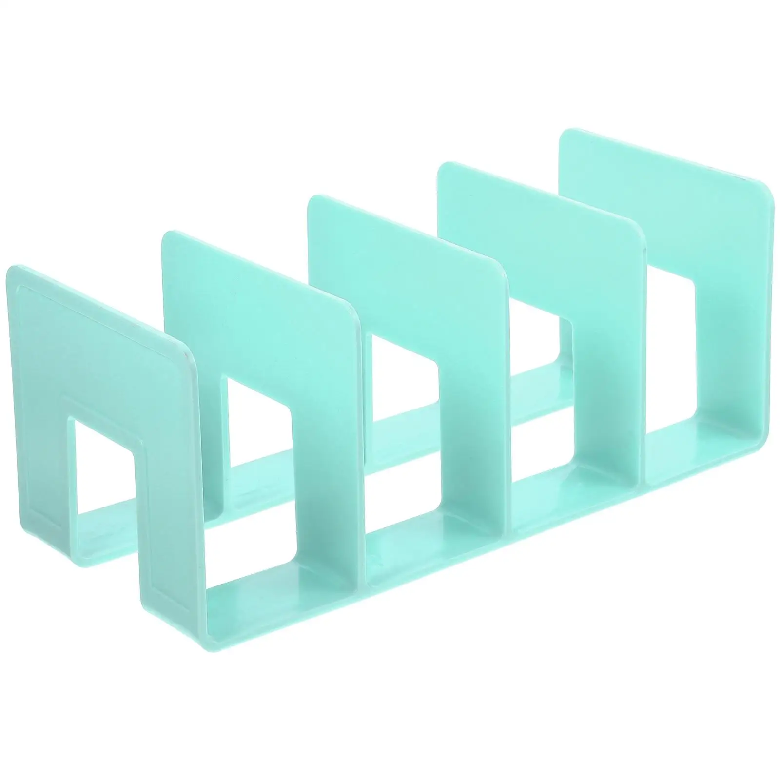 Desk Organizer File Storage Rack Shelves Heavy Duty Desktop Bookshelf Plastic for