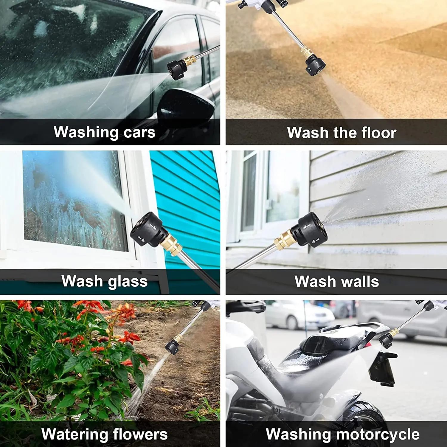 21V High Cordless Pressure Washer,45 Bar Electric Car Washer Portable Spray Water Gun Cleaning Machine For Makita 18V Battery