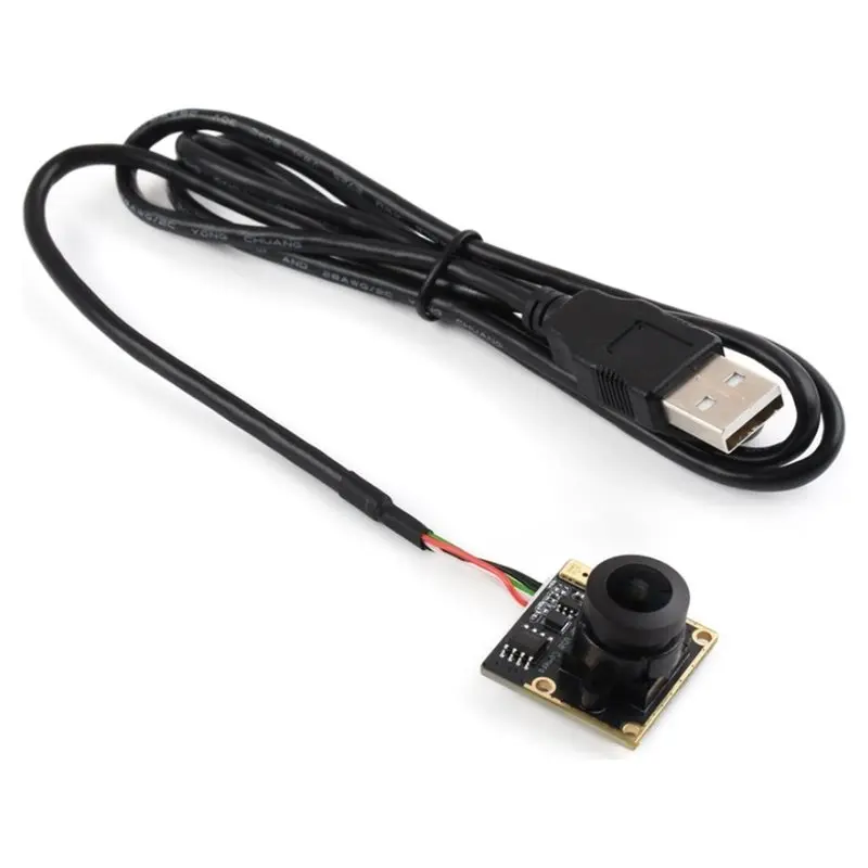 OS05A20 5MP USB Camera Module Type B, Supports USB2.0 Port, Onboard Single Microphone, 175° Wide-Angle Lens