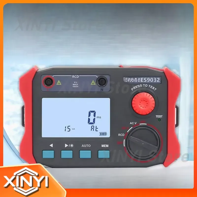 Digital Leakage Switch Tester for Circuit Breaker Testing Cable Leakage Detection Line for Electrical Safety Inspection