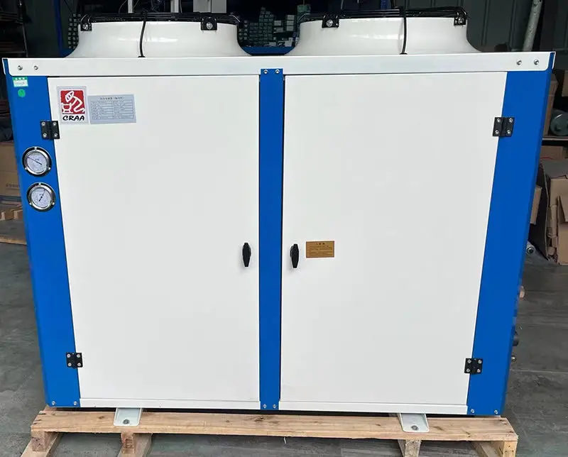 For R404a Condensing Unit for Cold Room Container Bin Cooling Storage Outside Blast Freezer Unit Provided Kholer Engine