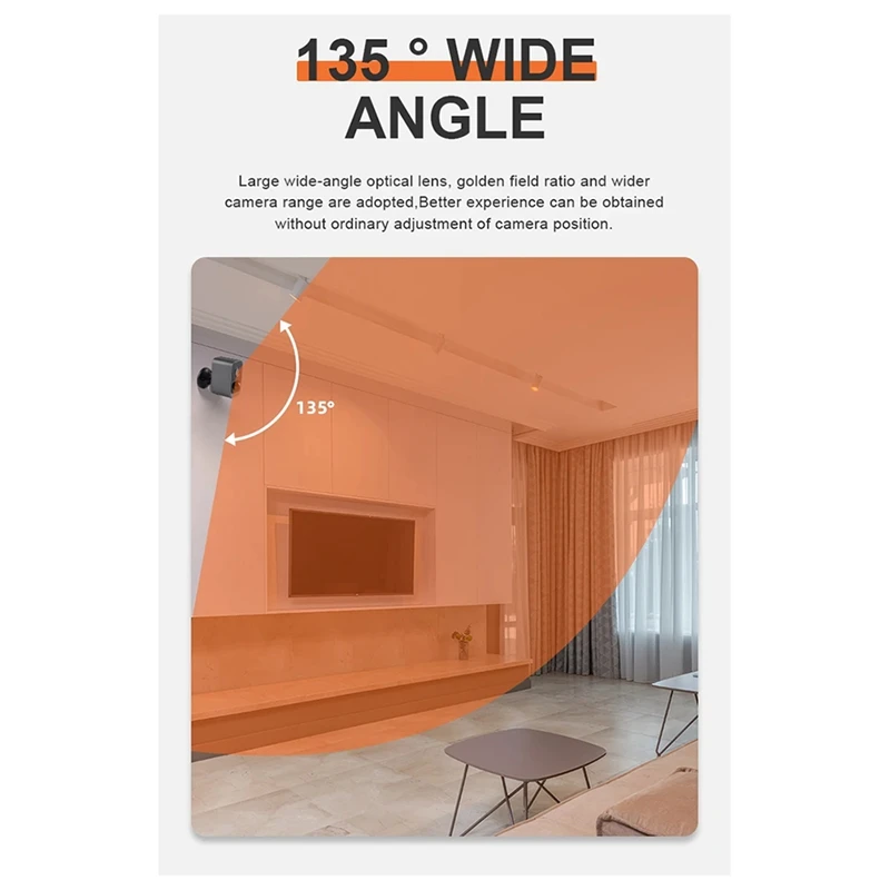AB09-Tuya Batteria intelligente Sorveglianza Wifi wireless impermeabile, Visione notturna a infrarossi Sorveglianza PIR wireless domestica esterna