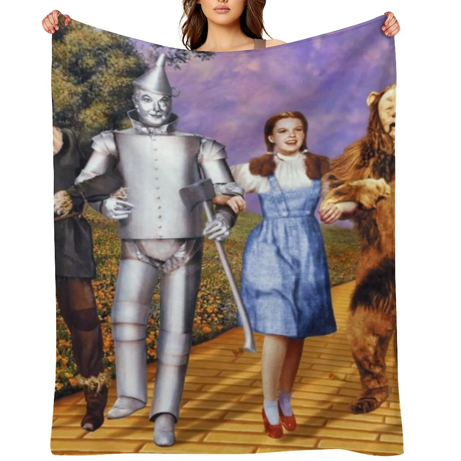 

the wizard of oz Throw Blanket valentine gift ideas Multi-Purpose Hair Stuffeds Blankets