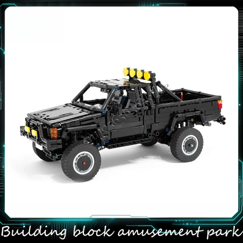 

NEW 1589pcs MOC Back to the Future 4x4 SR5 Xtracab Truck Hilux Pickup Model Creative Technology Child Toy Assembly Puzzle Gifts
