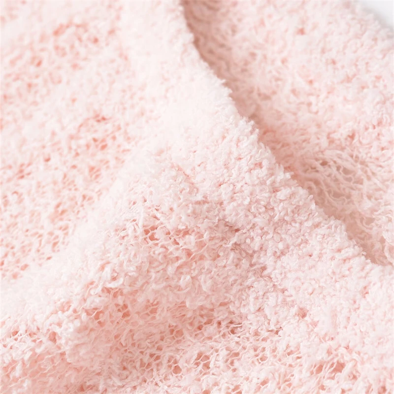 KEYANKETIAN 2025 летний новый женский вязаный топ с жаккардовым декором, милый стиль, тонкий пуловер с круглым вырезом и короткими рукавами