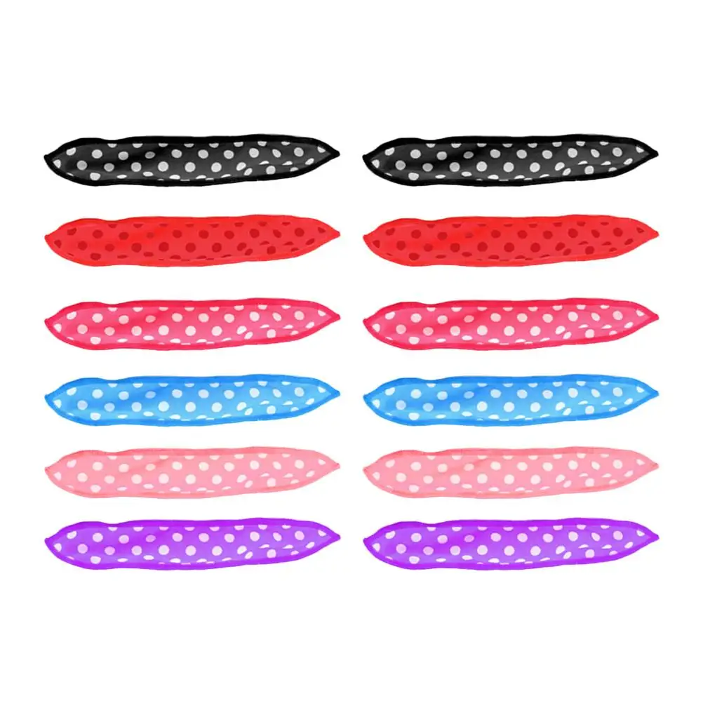 

24pcs Sponge Rollers Curly Wave Curler Flexible Polyester Short Hair Sponge Hair Roller Styling Tools