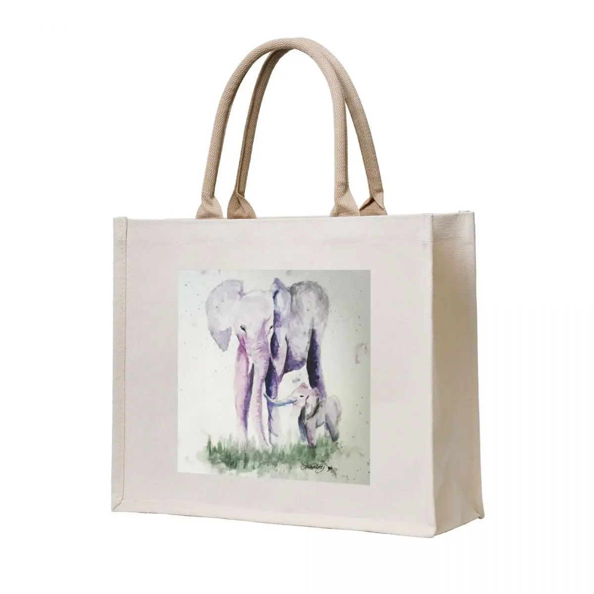 

Perfect purple elephants Tote Bag sac pour femme Canvas shoulder bag Reusable bags