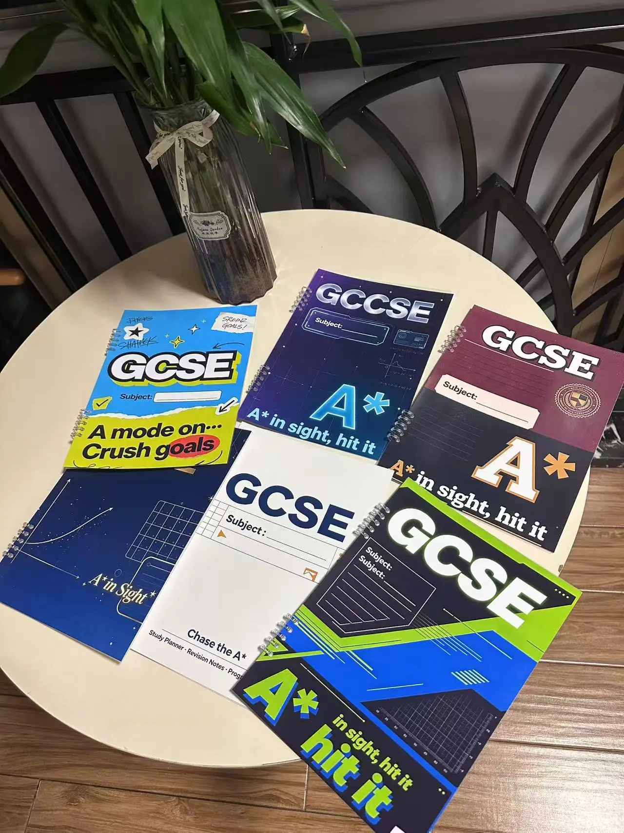 Custom Print GCSE A-Level AP IB ATAR Study Notebook Cover A4 Binder Cover Exercise Book School Supplies Binder Buckles Clips