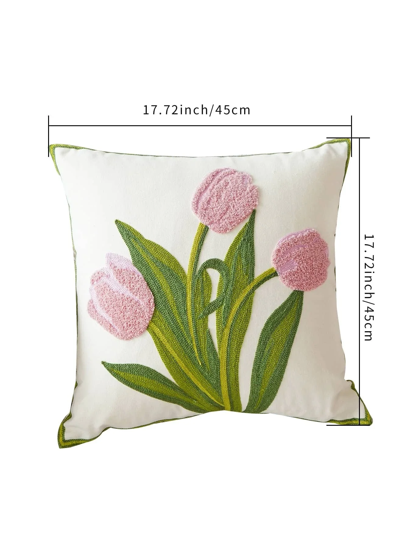 Flower Embroidered Cushion Cover, Modern Canvas Decorative Throw Pillow Cover Robots Arduino kit Robotics programming kit Elegoo