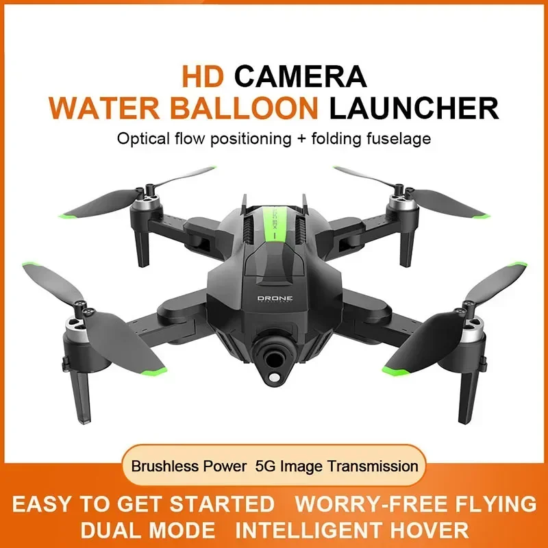 Q5 Bomb Drone Brushless 360° Flip Gesture Video Photo 4k Dual Cameras 2.4G Optical Flow Positioning Helicopter