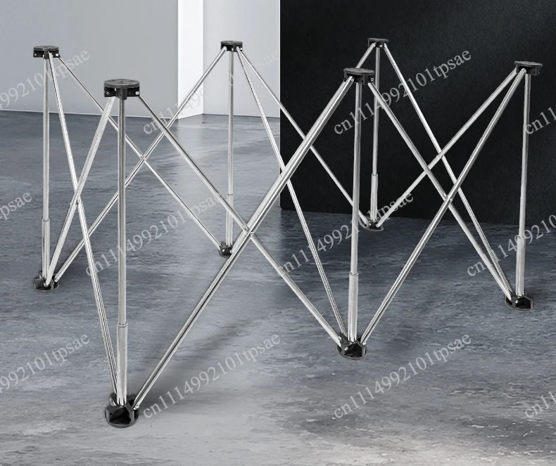 Table Leg Bracket Folding Heavy Duty Durable Adjustable High Strength Compact for Luggage Compartment Partition