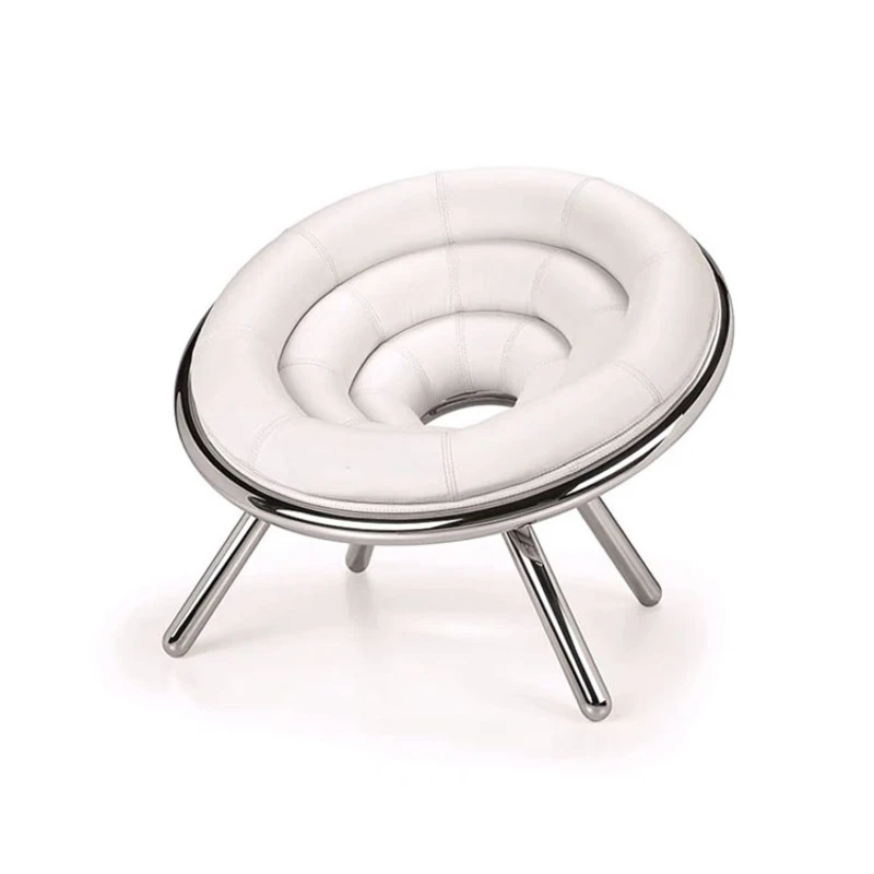 

Art stainless steel mosquito incense chair special-shaped hollow circle hotel living room villa negotiation