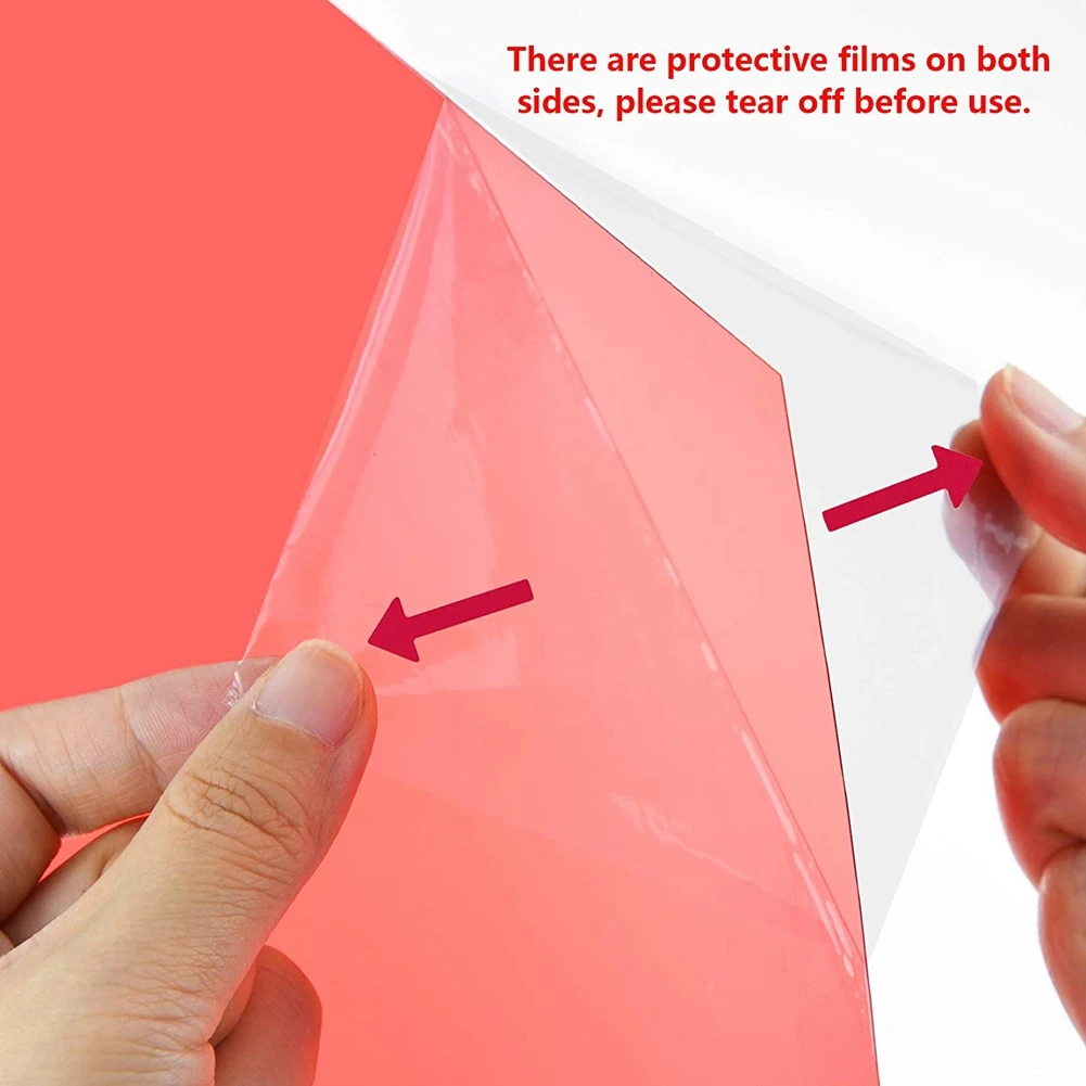 9 Stück Gel Licht filter Farb korrektur farbige Overlays Film Beleuchtung Gel Filter für Film,Video, Foto, Bühne (mehrfarbig)