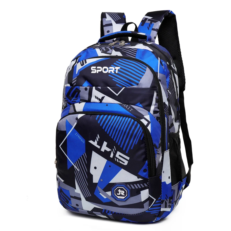 

Рюкзак для отдыха большой вместимости — универсальный школьный рюкзак, оснащенный регулируемыми бретелями, застежкой-молнией и полиэстером.