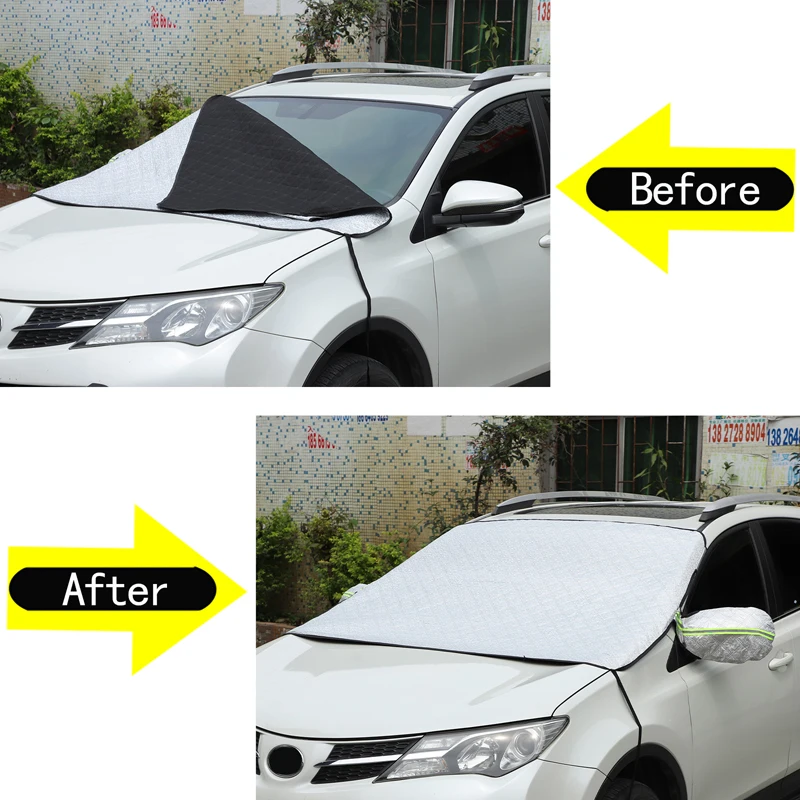 For Toyota RAV 4 RAV4 2013-2019 Car Windshield Snow Anti Frost Cover Windproof Winter Ice Snow Shield Trim Car Accessories