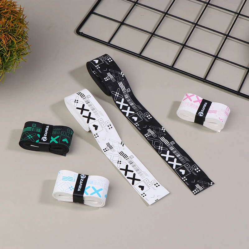 Tennis Badminton Racket Paddle Head Protection Tape Sticker Racket Overgrips Self-adhesive Shock Absorption Non-Slip Grip Tape view 2