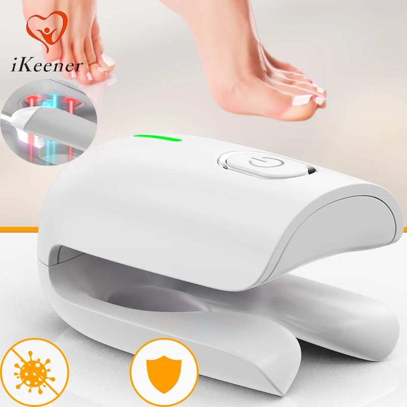 Nuevo Dispositivo Láser para Hongos en las Uñas, Luz Azul de 470nm, Luz Roja de 660nm, Luz Infrarroja de 905nm, Terapia Antifúngica para Onicomicosis