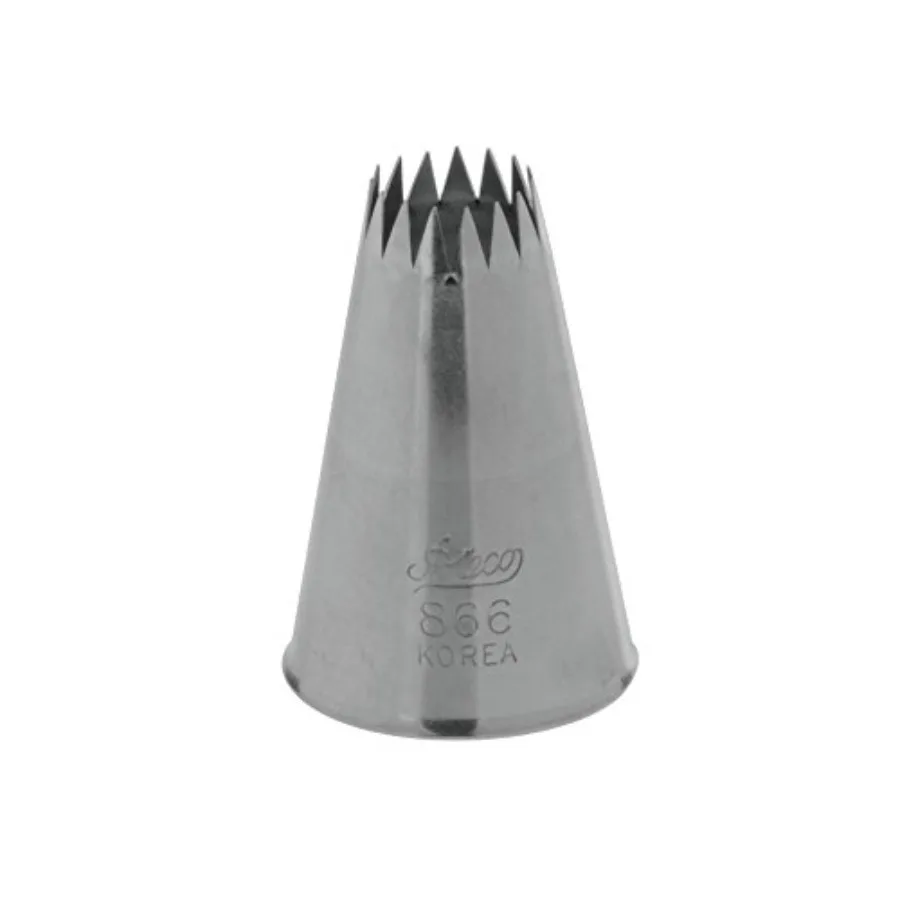 # 866 - Frenc Star Pastry T 1/2'' Opening Diameter- Stains Steel