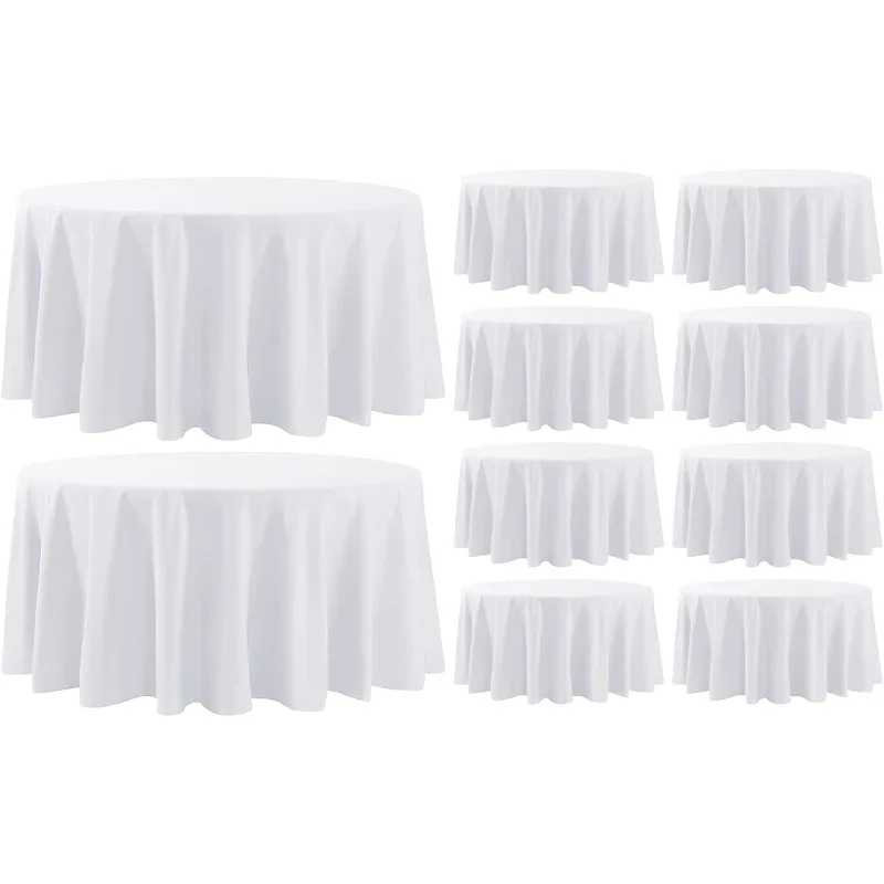 Stain-Wrinkle Resistant, and Washable, Decorative Polyester Table Cover