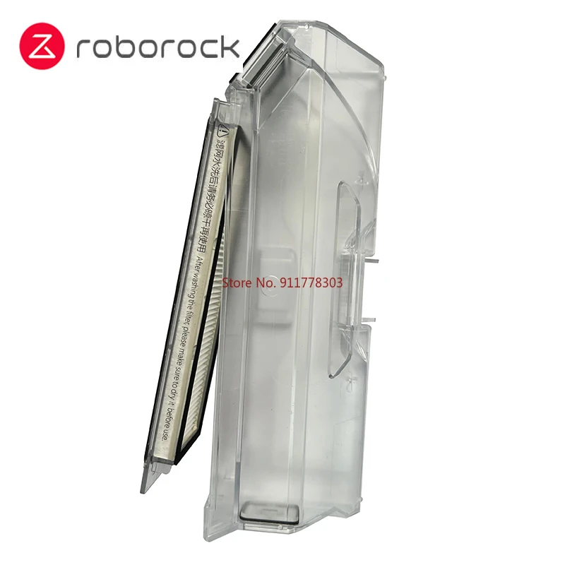 Original Dustbin for Roborock Q Revo P10 Robot Vacuum Cleaner Spare Parts Dust Box With Filter Washable Filter Accessories