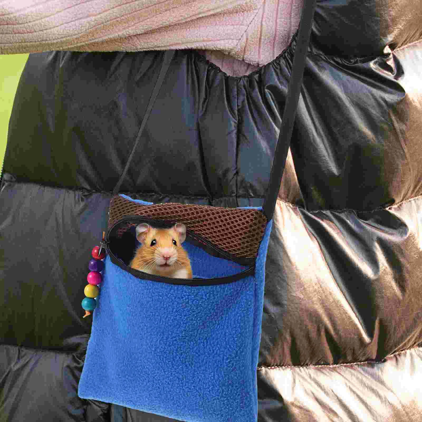 Sugar Glider Sleeping Bag Hamster Carry Rat Carrier Small Animal Breathable Travel