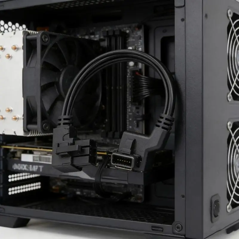 652F Universally Compatible 6pin Graphics Card Power Connector for Easy Plugs Play Durability PVC Construction