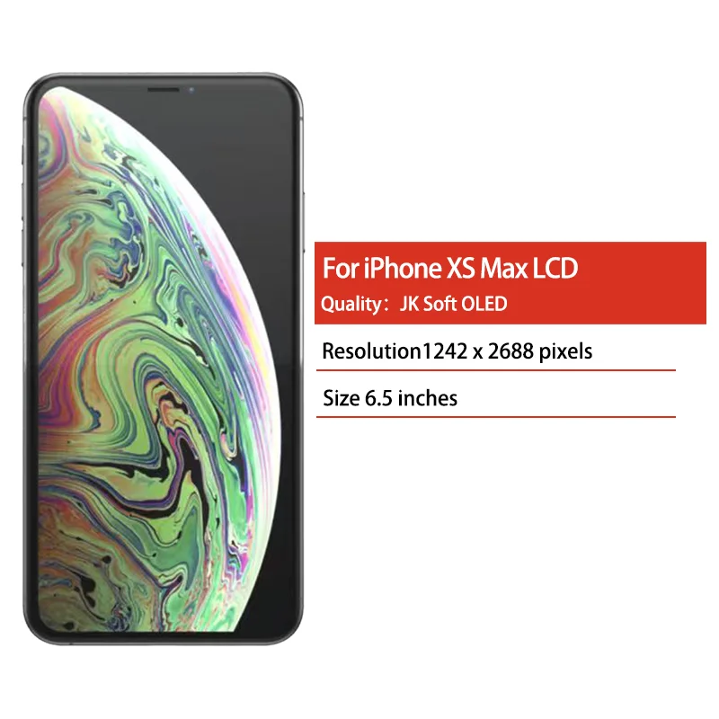 JK Soft OLED A1921, A2101, A2102, A2104 Premium Lcd For iPhone XS Max Display Touch Screen Digitizer Panel Assembly