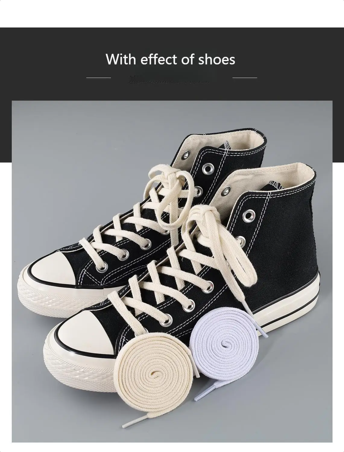 Classic Flat Shoelaces Quality Cotton Shoe Laces Durable Solid Shoelaces for Sneakers Canvas Shoes 100/120/140/160CM 1Pair/2Pair