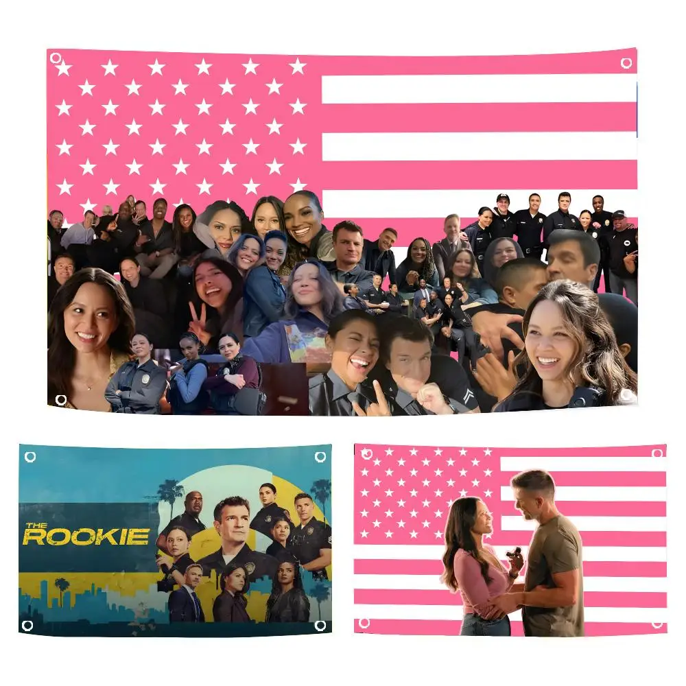 Classic Movie The R-Rookie Flags Horizontal High Density Knitted Fabric European Simple For Durable Outdoor Indoor Use