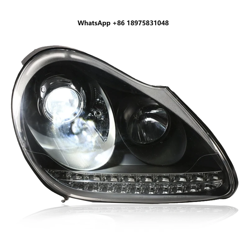 

For Cayenne 957 Headlights 2004 2005 2006 LED Headlight Assembly with Daytime Running Lights