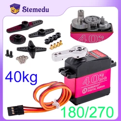 DS3240 40KG Digital Servo 4.8-6.8V Metal Gear High Speed Torque Waterproof 180°/270° Motor for 1/8 1/10 1/12 Scale RC Baja Cars