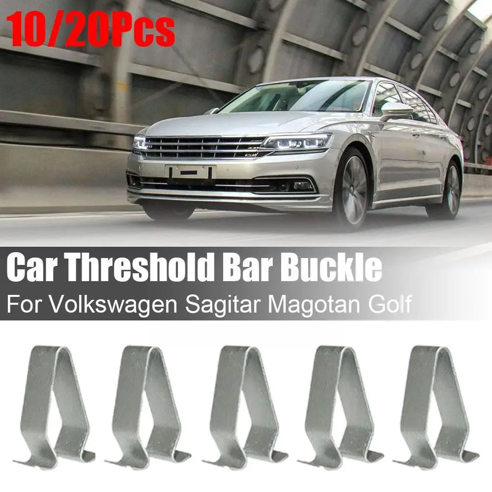 Tira da porta do carro Forro Metal Fastener Clips, Trunk Tailgate Retainer Clips, VW, Seat, AUDI A4, A6, 6, 10 Pcs, 20Pcs