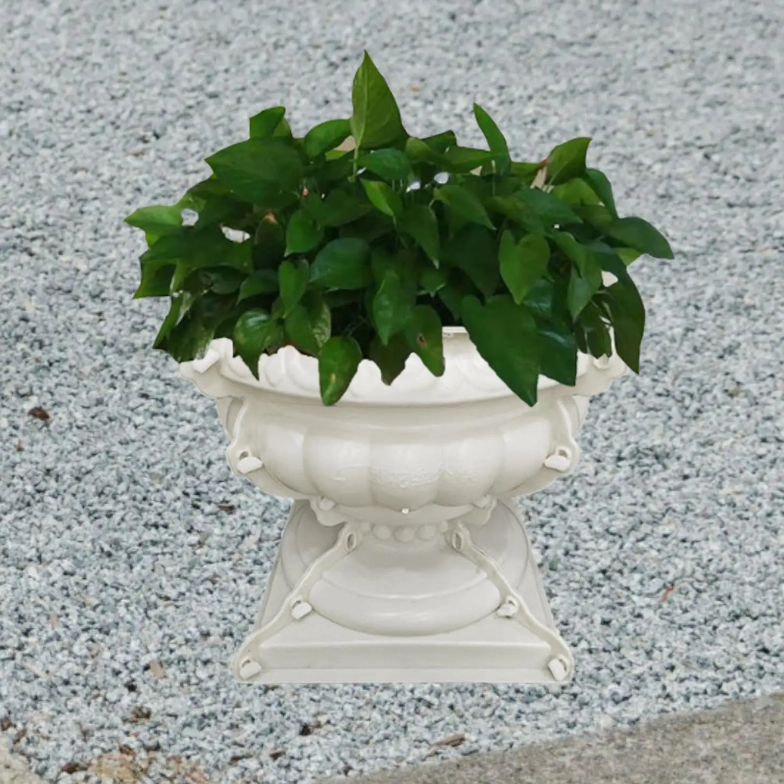 Reusable Roman Column Cement Mold European Style Flower Pot Casting Mold DIY Concrete Craft Mould for Outdoor Courtyard Decor
