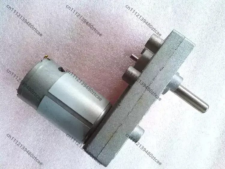 555 DC geared motor, double shaft size shaft motor DIY servo super servo geared motor