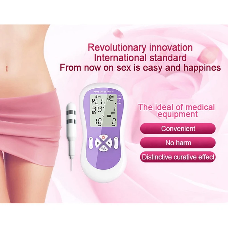 Vaginal Probe Electrodes TENS/EMS Pelvic Floor Muscle Stimulator Trainer Kegel Exerciser Women Improve Incontinence