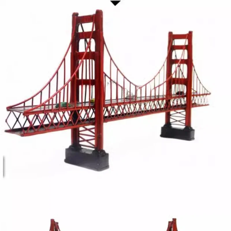 American decorations, Golden Gate Bridge in San Francisco, California, retro handmade wrought iron ornaments, gifts, souvenirs