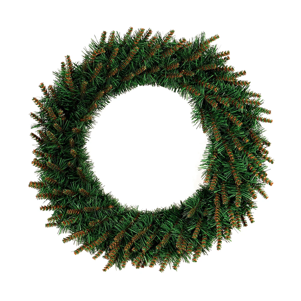  30 Cm Yellow-headed Wreath Christmas for Door Front Wreaths Advent Xmas Outdoor Decorating Holiday with Lights - Image 6