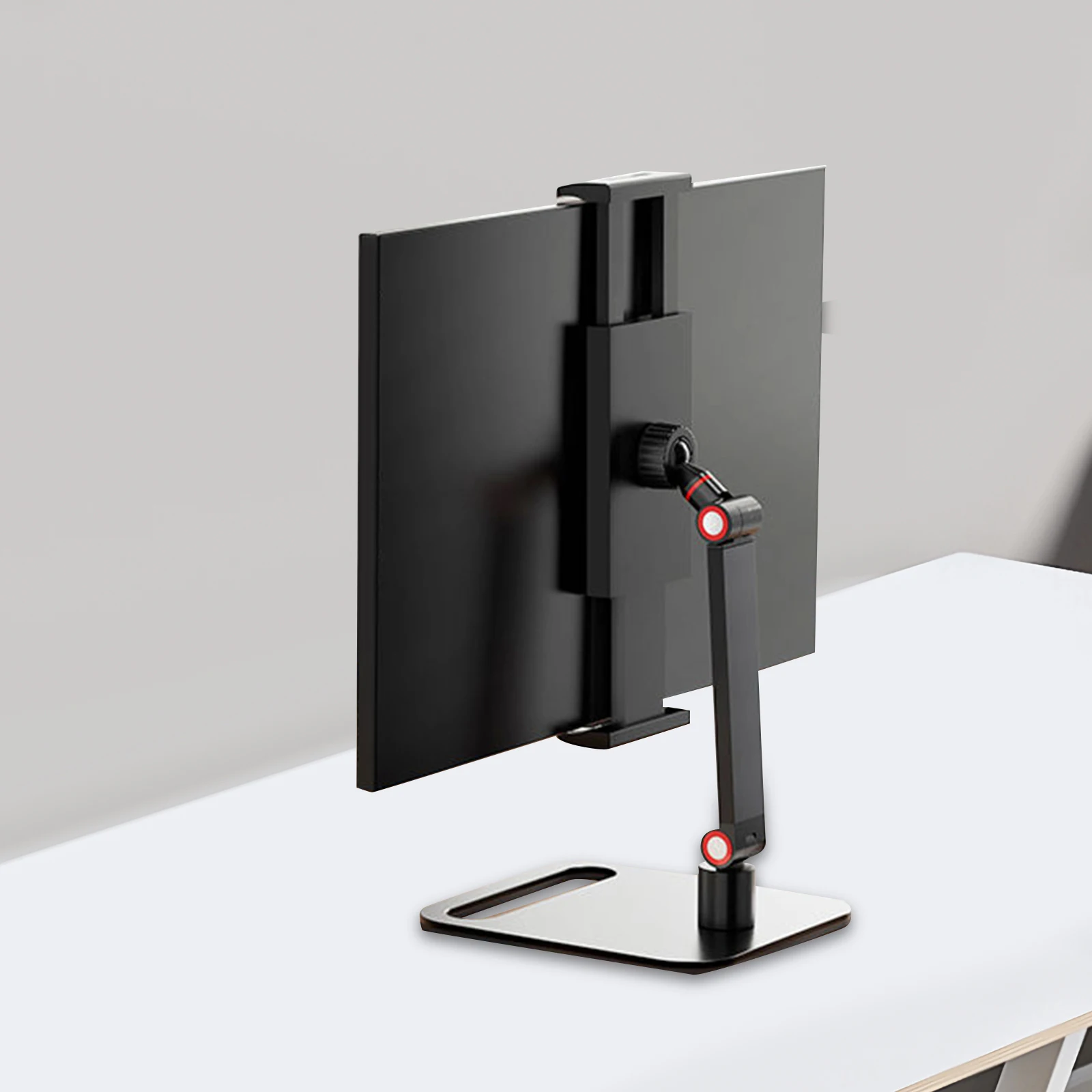 Imagem -04 - Monitor Portátil Desk Holder pc Stand Base Pesada Suporte Tablet Ajustável