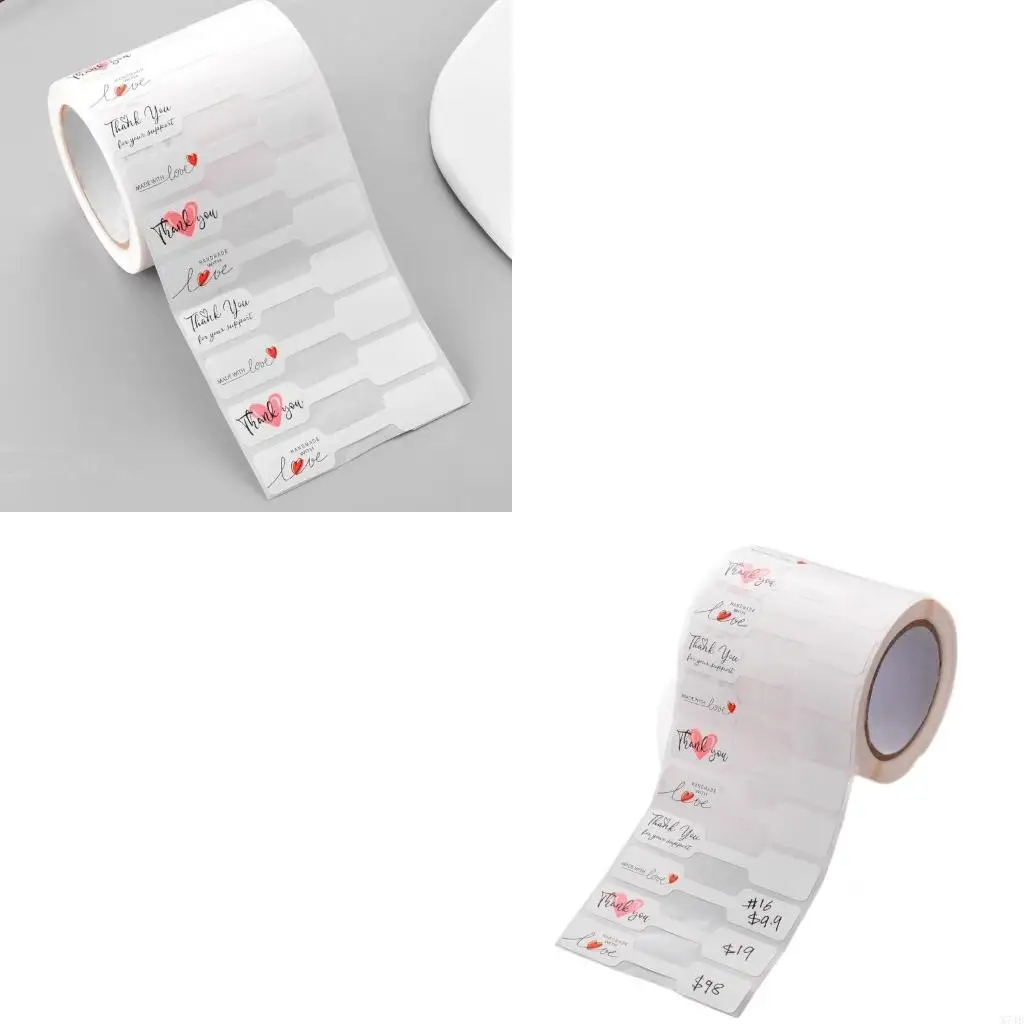 مجموعة من 500 ملصق مجوهرات جميل مصنوع يدويًا على شكل سوار وملصقات معلقة #1