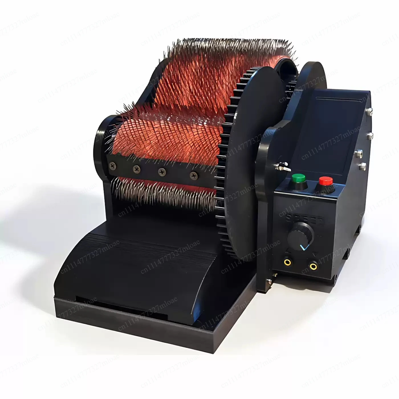 Electric carding machine, wool  adjustable forward and reverse speed, can be connected to an external switch 110-230v universal