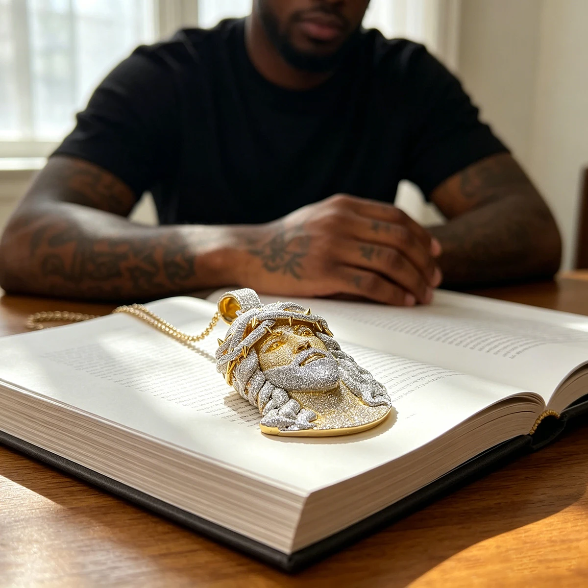 Colar Religioso Hip Hop Bling  - Men'S Accessories Designer avaliação e preço