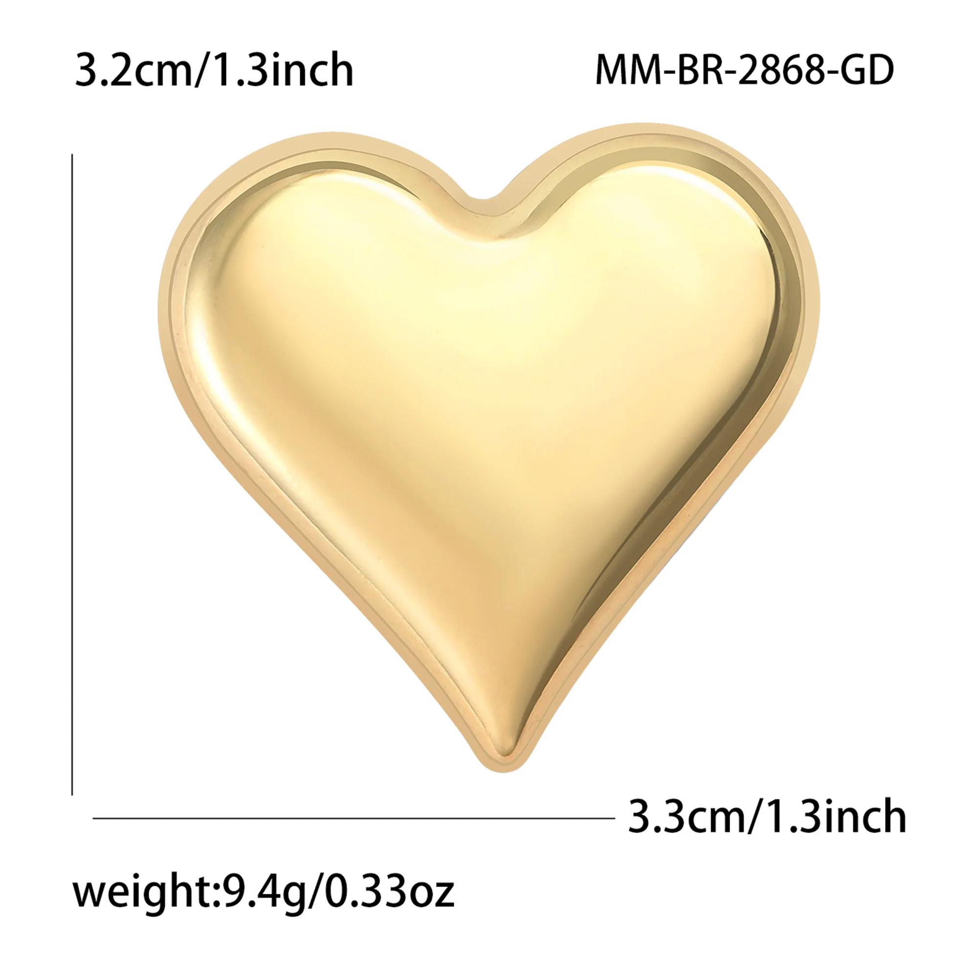 Romantische glänzende Liebesbroschen für Frauen, Unisex-Herz-Pins, für Freunde, Veranstaltungen, Partys, neue Geschenke, Schmuck, Dekoration, Accessoires – Detail 7