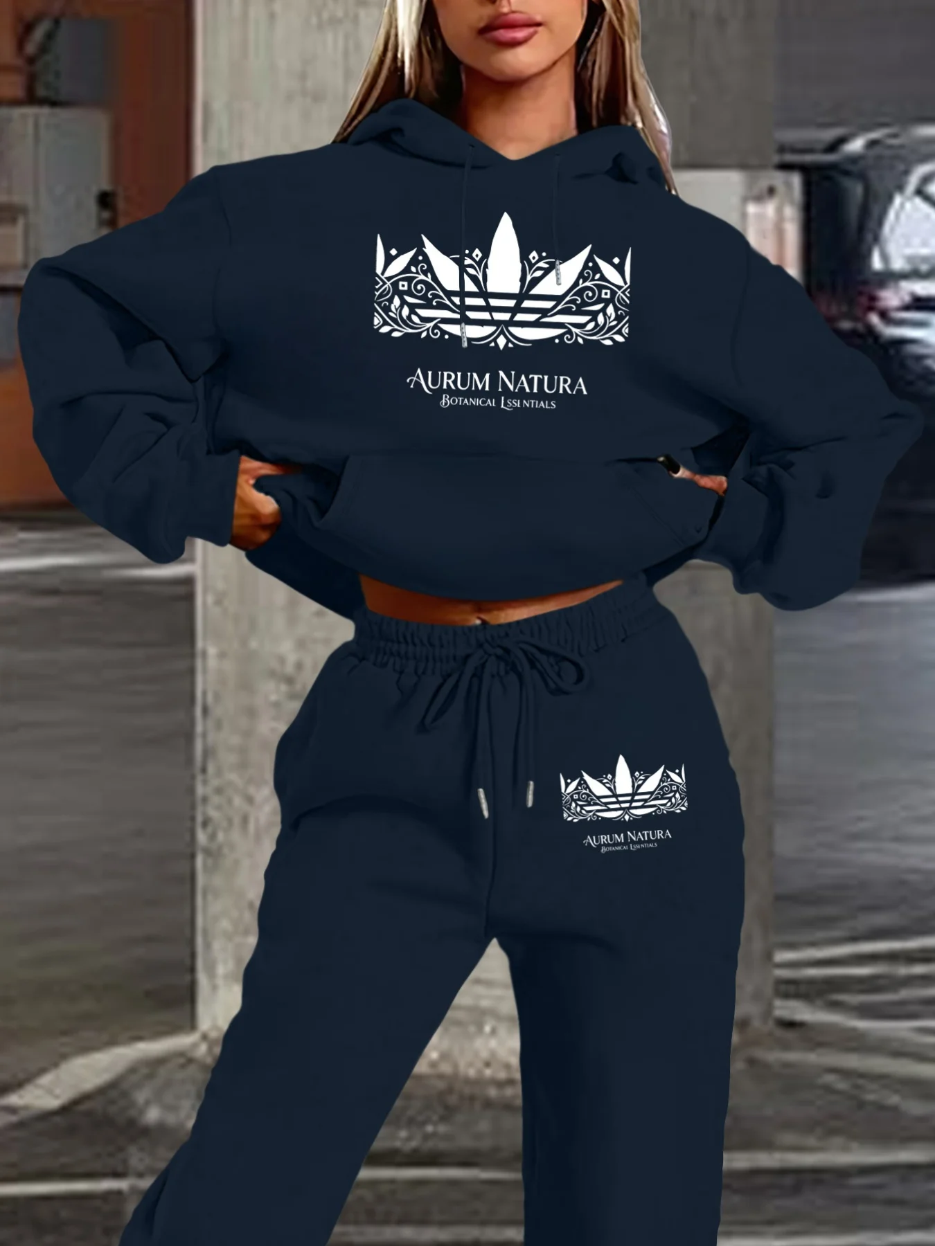 Women Tracksuit Autumn Winter Hoodies Trousers 2PCS Suit Sports Jogging Street High Quality Clothes Pants Sets Casual Fitness