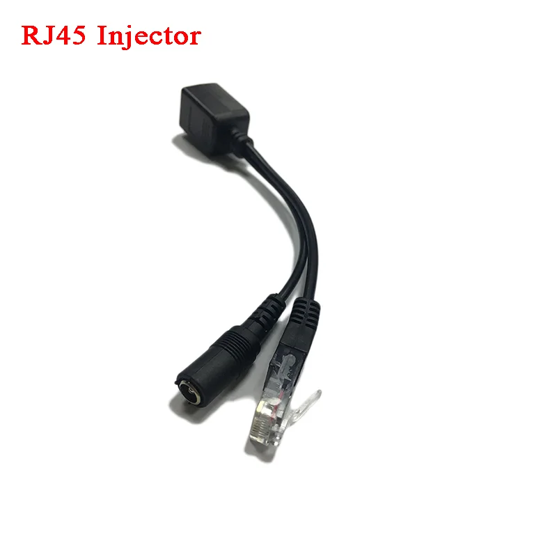 Cable POE de alimentación pasiva sobre Cable adaptador Ethernet, divisor POE, módulo de fuente de alimentación del inyector RJ45, 12-48v para cámara IP