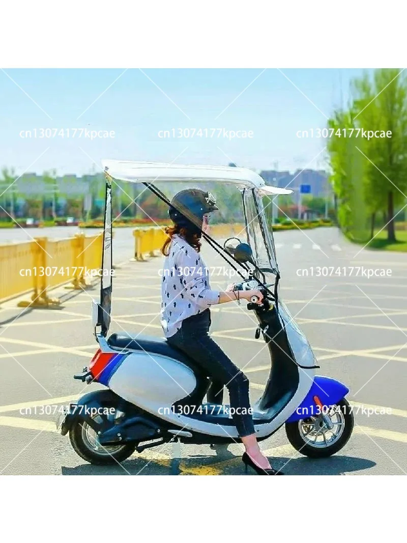Electric car canopy carport new motorcycle weatherproof canopy battery car windshield shade sun canopy