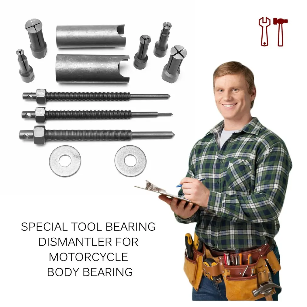 Motorcycle Inner Bearing Tool Extractor Bearing Removal Wheel Gear Remover Pulling Extractor Bearing Pullers Extractor Tool