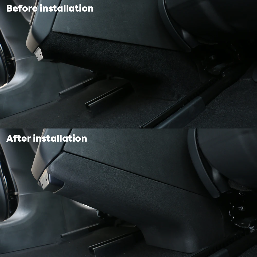 ل تسلا نموذج Y العرعر نموذج 3 2025 مسند الذراع المركزي صندوق المقعد الخلفي مكافحة ركلة مجلس وسادة مكافحة القذرة غطاء للحماية الملحقات #4